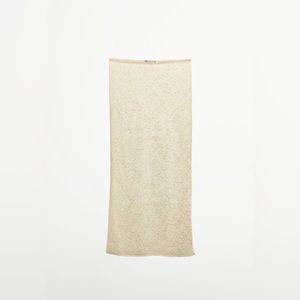 Zara Openwork Knit Skirt Cream